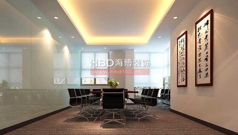 廣州日熙貿(mào)易公司裝修設(shè)計(jì) 會議室裝修