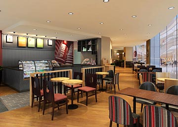 COSTA coffee 商場咖啡廳設(shè)計裝修