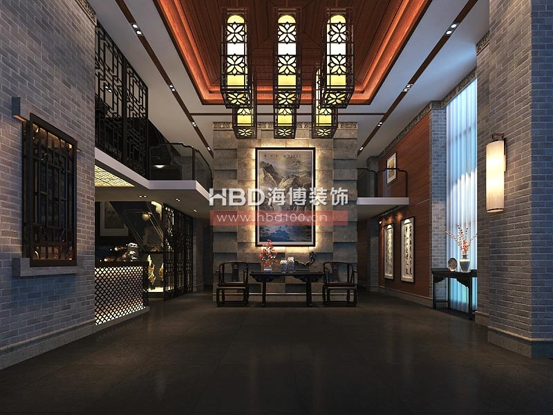 日熙貿(mào)易公司會所設(shè)計 前廳