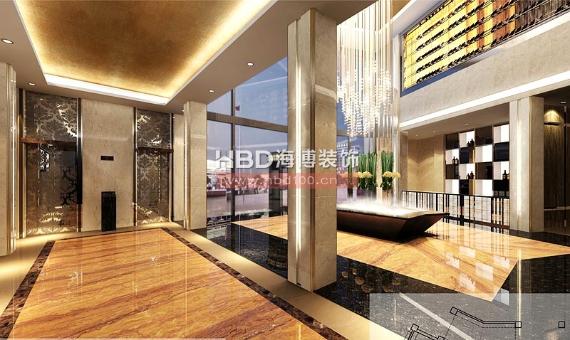 俱樂(lè)部裝修設(shè)計(jì)效果圖 電梯出口通道設(shè)計(jì)