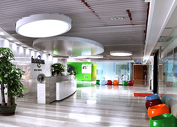 天河軟件園凡拓?cái)?shù)碼信息科技辦公室裝修實(shí)景